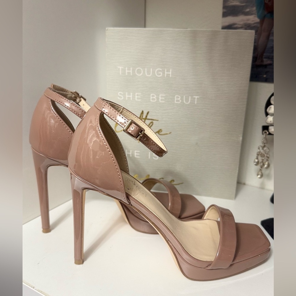 Nine West Taupe/Mauve High Heel Sandals